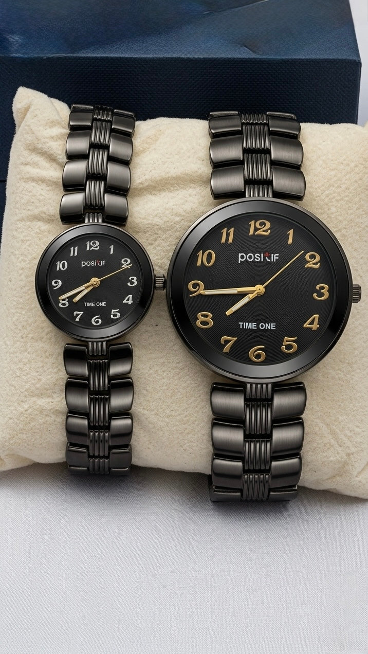 Black love pair watches