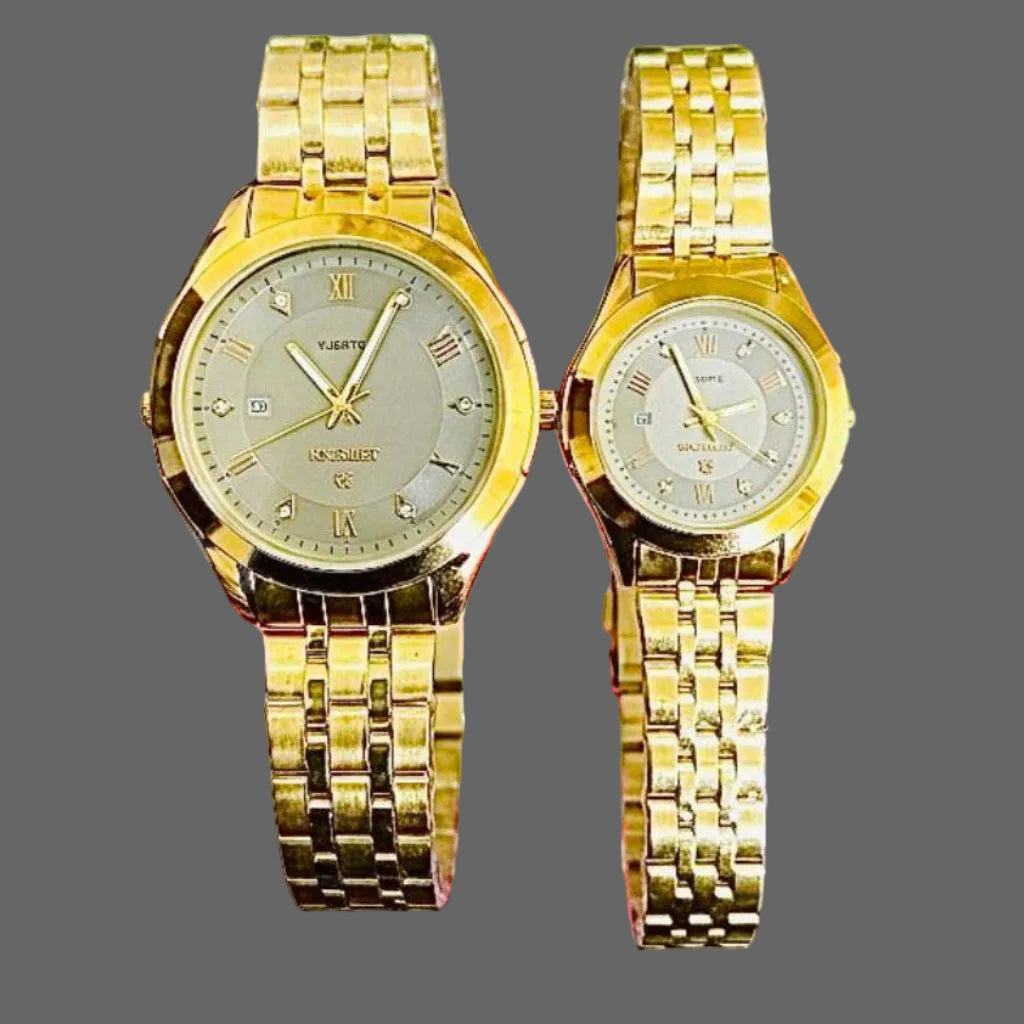 Royal Golden couple watch set - timeless design