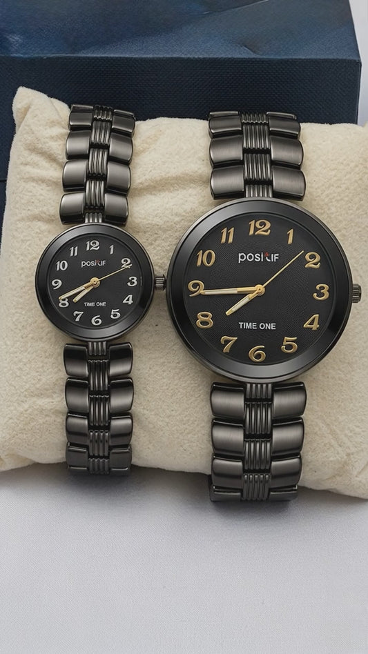 Black love pair watches